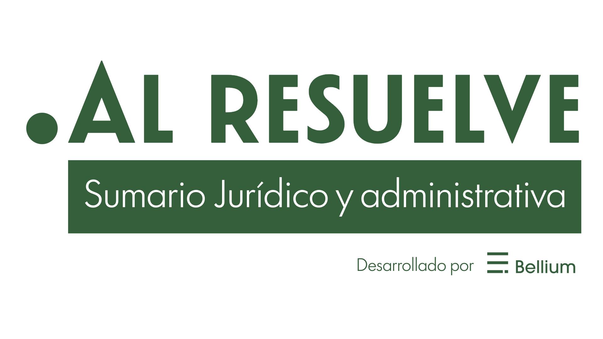 Al Resuelve — publicación jurídica de Bellium